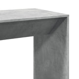 Bar Table Concrete Grey 102x50x103.5 cm Engineered Wood 854430