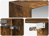 Bathroom Mirror Cabinet with Shelf Smoked Oak 60 x 14.5 x 70 cm 889195