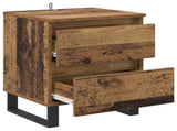 Bedside Cabinet 2 pcs Old Wood 40 x 35 x 50 cm Engineered Wood 881915