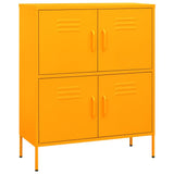 Storage Cabinet Mustard Yellow Steel Medium Storage Cabinet 336137