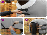 Horse Blanket Full Light Grey and Pink 115 cm Polar fleece 42013361