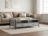 Coffee Table Grey Sonoma 99.5 x 49 x 46 cm Engineered Wood 8013617