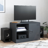 TV Cabinet Anthracite 67x39x44 cm Steel 841695