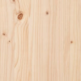Bed Headboard 145.5x4x100 cm Solid Pine Wood 817940
