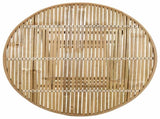 Garden Table Natural 80 x 70 cm Bamboo 42028079