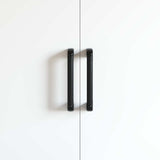 Handle Plain 12 pcs Black 380 x 34 x 85 mm Aluminium and PP 864708