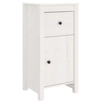 Sideboards 2 pcs White 40x35x80 cm Solid Wood Pine 813757