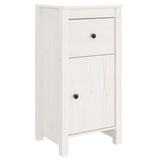 Sideboards 2 pcs White 40x35x80 cm Solid Wood Pine 813757