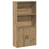 Bookcase Artisan Oak 60x24x120 cm Engineered Wood 860426