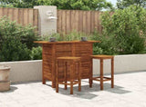Bar Table 110x50x105 cm Solid Acacia Wood 44007