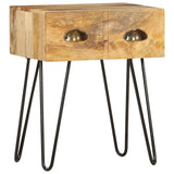 Bedside Cabinet 40x30x50 cm Solid Mango Wood 286124