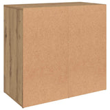 Cosmetic Cabinet Artisan Oak 80x40x75 cm Engineered Wood 857030