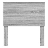 Headboard with Headboard Grey Sonoma 90 cm Engineered wood 887809