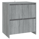 2 Piece Sideboard Grey Sonoma Engineered Wood 3098087
