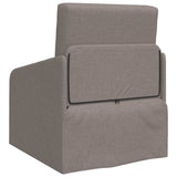Sofa Bed Taupe 65 x 80 x 83 cm Fabric 4106642