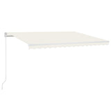Manual Retractable Awning 400x350 cm Cream 3068977