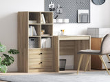 Desk with Drawer with Shelf with Storage 2 pcs Sonoma Oak 3337339
