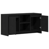 TV Cabinet Black Oak 102 x 37.5 x 52.5 cm Engineered Wood 862707