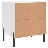 Bedside Cabinets 2 pcs White 40x35x47.5 cm Engineered Wood 827325