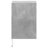 TV Wall Cabinets with LED Lights 2 pcs Concrete Grey 41x31x45 cm 852320