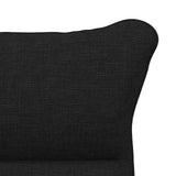Armchair Black 69 x 74 x 93 cm Fabric 42001867
