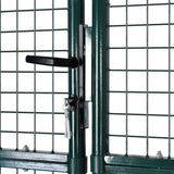 Double Door Fence Gate Powder-Coated Steel 142025