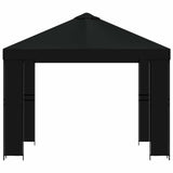 Gazebo 3 x 3 m Black Polyester and Steel 190 gsm 900358