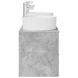 Bathroom Furniture Set 3 pcs Concrete Grey 49.5 x 44.5 x 65 cm 3405886