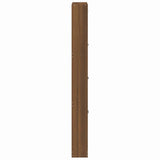Shoe Cabinet Brown Oak 59x17x150 cm Engineered Wood 342525