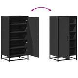 Shoe Rack Black 48x38x97.5 cm Engineered Wood 849199
