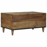 Coffee Table Brown 80 x 50 x 40 cm Solid Mango Wood 4018337