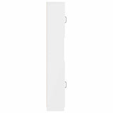 Bathroom Cabinet with Open Shelf UTRECHT High Gloss White 897699