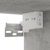 Hanging TV Cabinets 2 pcs Concrete Grey 60x30x30 cm 804521