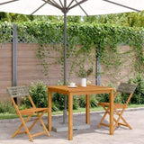 Bistro Chair Set of 2 Grey 367676