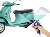 2 x HVLP Spray Gun Kit Air Gravity Feed Vehicle Car Paints1.4MM 0.8MM Nozzle 30065013