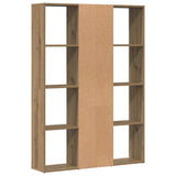Room Divider/Book Cabinet Artisan Oak 100x24x140 cm Engineered Wood 855843