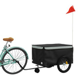 Bike Trailer Black and Grey 45 kg Iron 94112