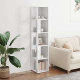 ZNTS Corner Cabinet High Gloss White 33x33x164.5 cm Engineered Wood 809050