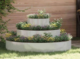 Garden Planter Silver 90 x 90 x 20 cm Galvanised Steel 873653