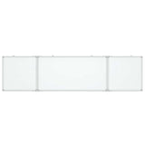Magnetic Whiteboard Foldable 160x40x1.7 cm Aluminium 4005364