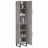 Highboard Grey Sonoma 34.5x34x180 cm Engineered Wood 3198815