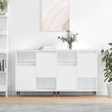 Sideboards 2 pcs White Engineered Wood 3190117