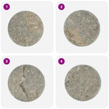 Table Top Grey 40x2.5 cm Marble 149191