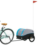 Bike Trailer Black and Blue 30 kg Iron 94121