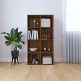 Book Cabinet/Sideboard Brown Oak 66x30x130 cm Engineered Wood 815251