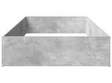 Bed Surround for Adjustable Bed Base Concrete Grey 70 x 200 cm 8021810