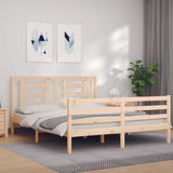 Bed Frame without Mattress 160x200 cm Solid Wood 3194711