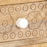 TV Cabinet 120x30x40 cm Solid Mango Wood 247744