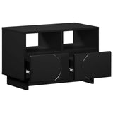 TV Stand 60 x 34.5 x 40 cm Black Engineered Wood 8011460