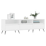 TV Cabinet White 150x30x44.5 cm Engineered Wood 831252